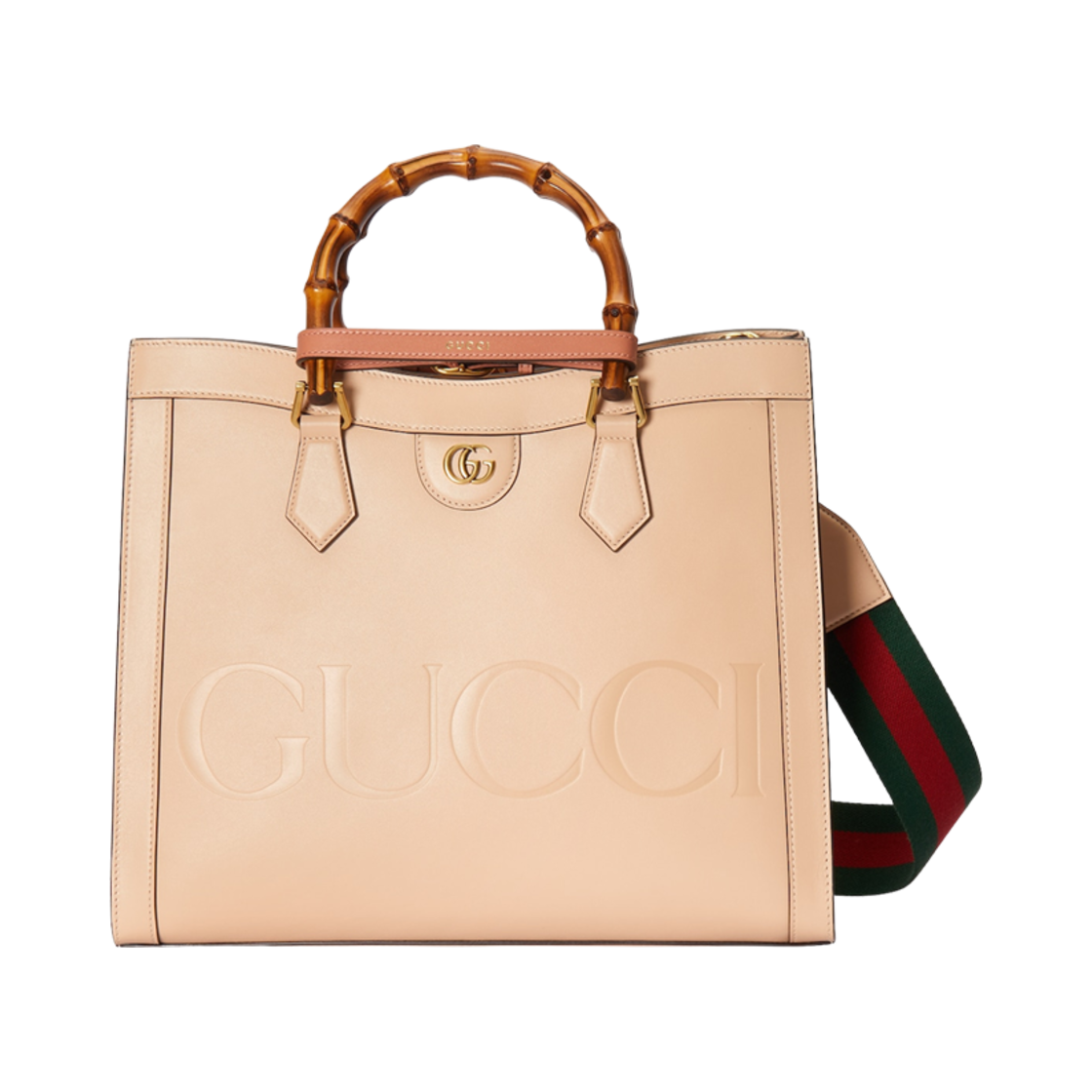 구찌 다이애나 미디움 토트백 라이트 베이지 레더(Gucci Diana Medium Tote Bag Light Beige Leather) - 1