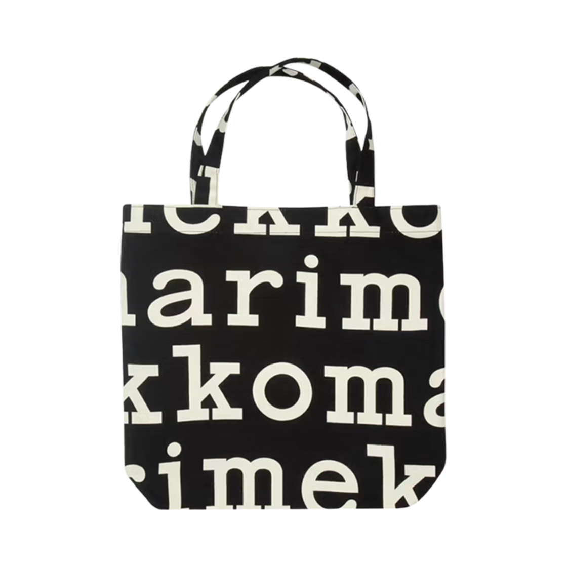 047312-911 Marimekko Notko Logo Black Off White