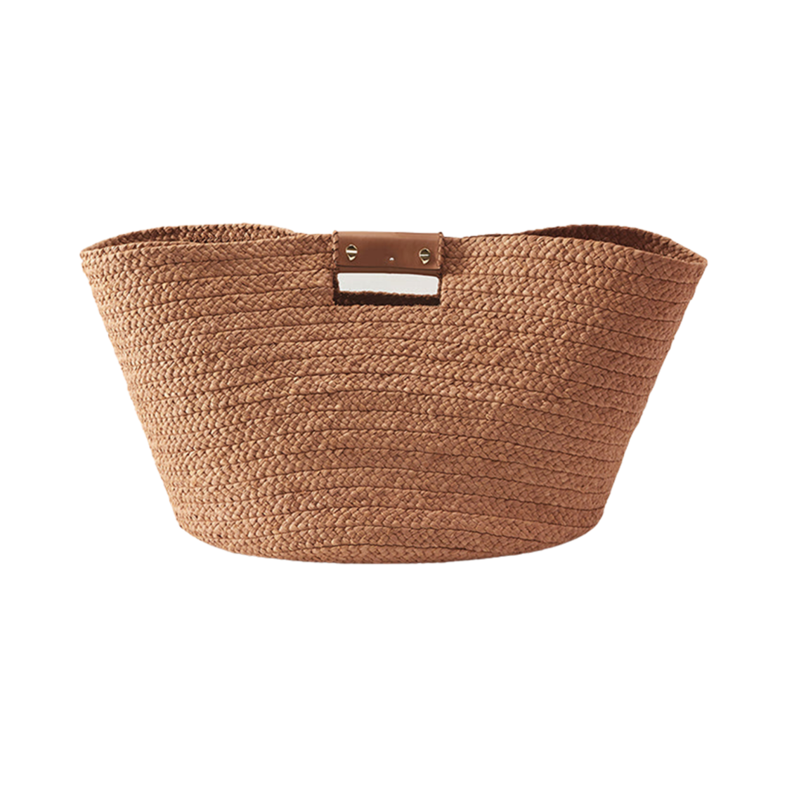 BAG51745 Helen Kaminski Leonor Foldable Tote Nougat Caramel