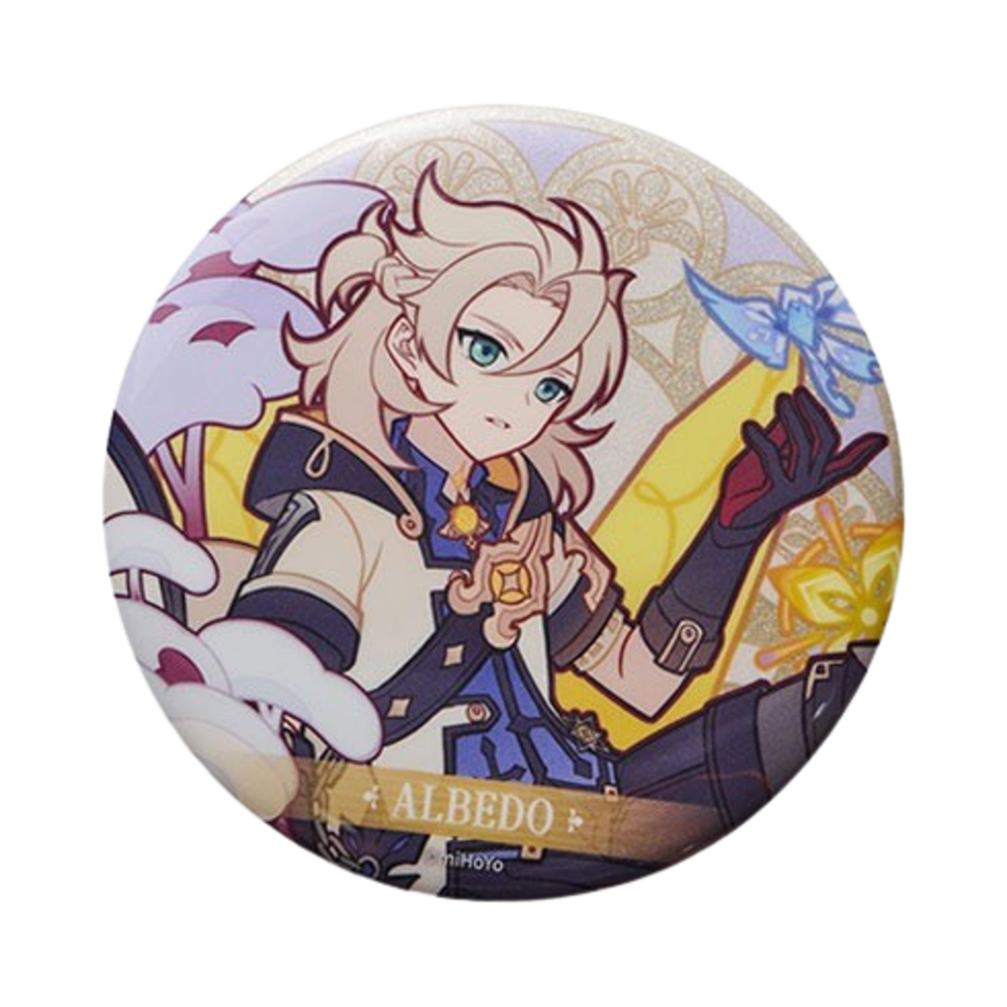 6976068144588 Genshin Windblume's Breathe Badge Albedo