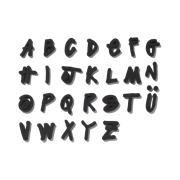 Stussy Alphabet Magnets Black