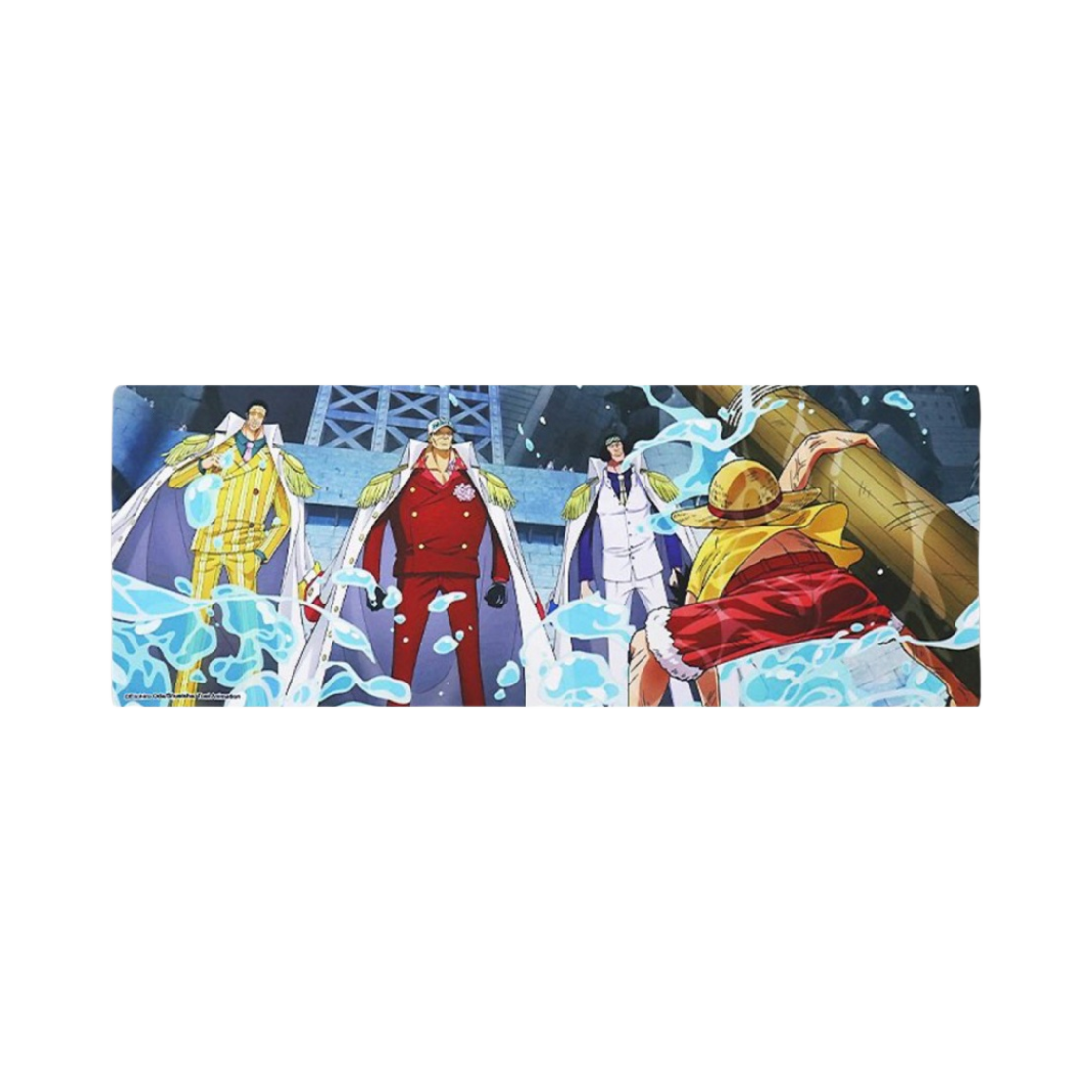 원피스 25주년 팝업스토어 장 마우스패드 해군 삼대장(One Piece 25th Anniversary Pop-Up Store Long Mouse Pad The Three Admirals)
