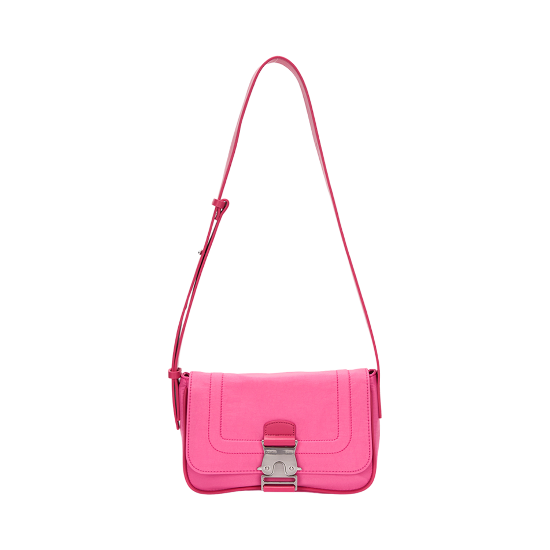 마뗑킴 크리스프 미니 버클 백 다크 핑크