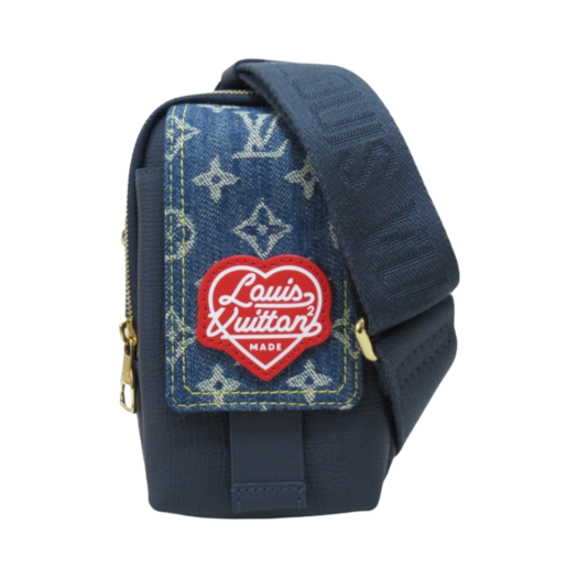 Louis Vuitton x Nigo Flap Double Phone Pouch Blue