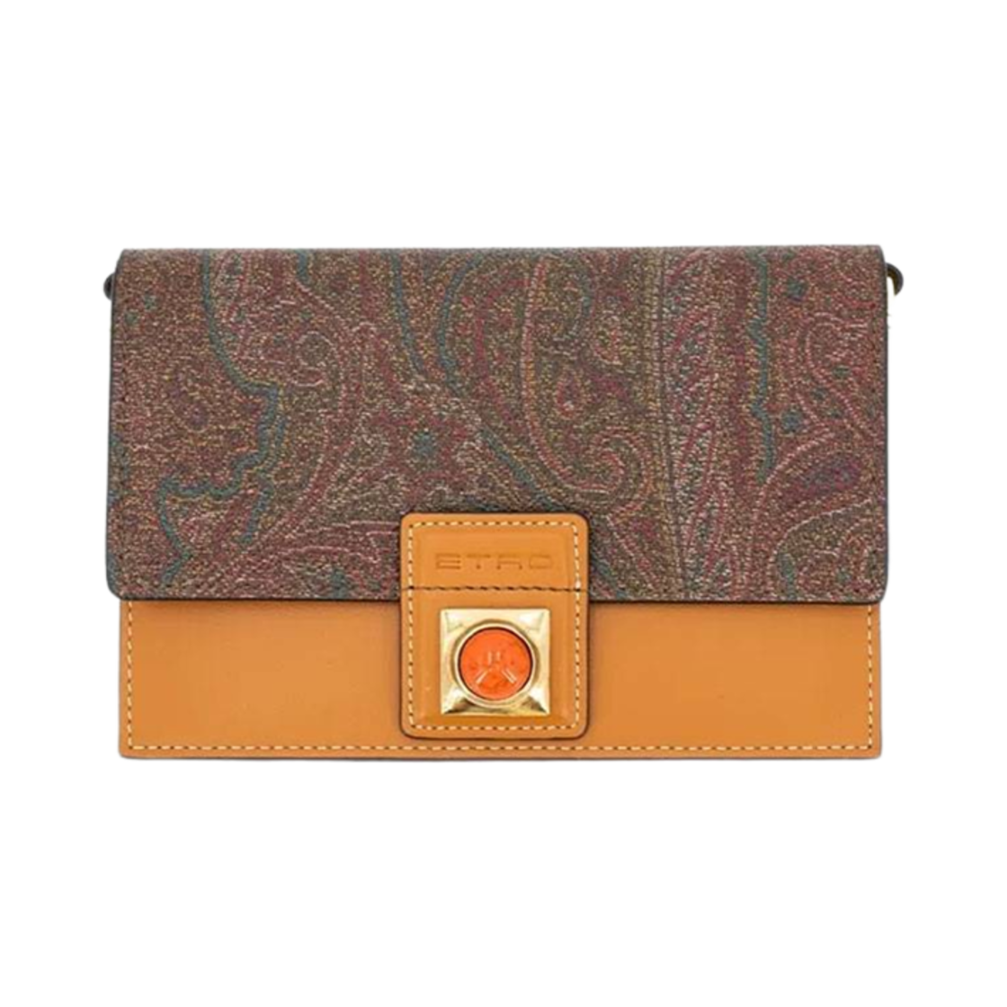 1N8288635602 Etro Paisley Mini Crossbody Bag Brown