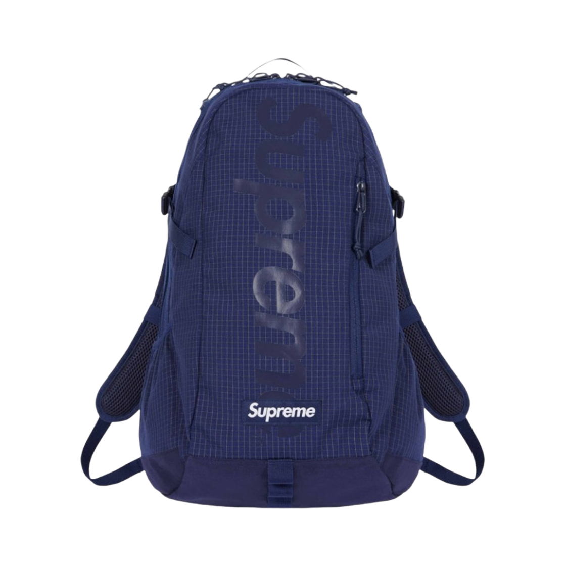 슈프림 백팩 네이비 - 24SS(Supreme Backpack Navy - 24SS)