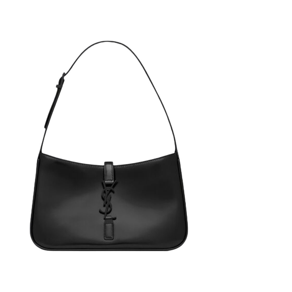 657228-AAB9G-1000 Saint Laurent Le 5 A 7 In Shiny Leather Black