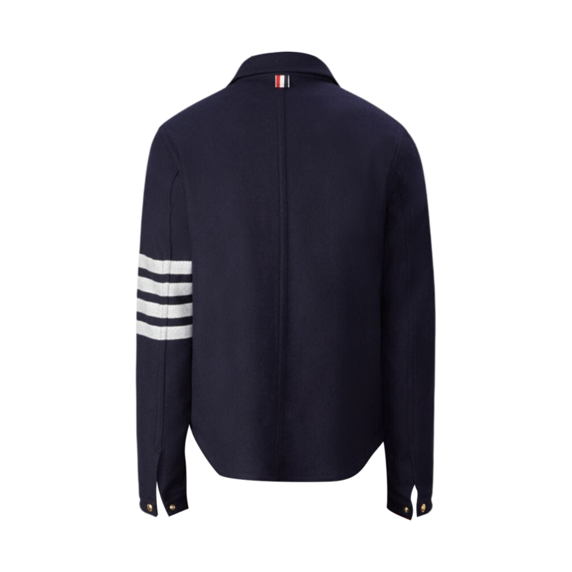 톰브라운 울 캐시미어 사선 유틸리티 자켓 네이비(Thom Browne Wool Cashmere 4-Bar Utility Jacket Navy) - 2