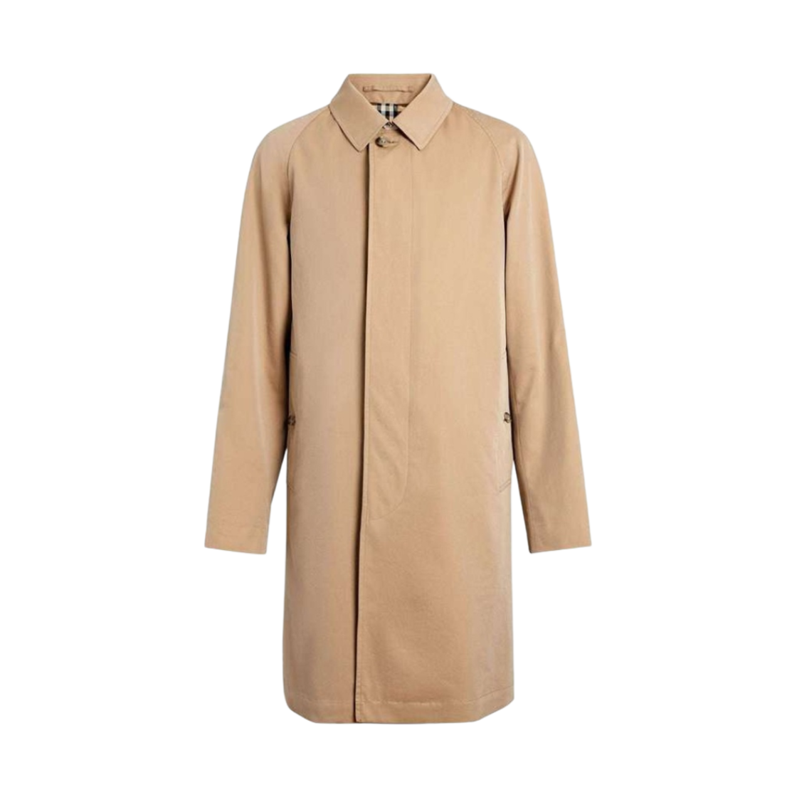 8018811 Burberry Camden Car Coat Honey