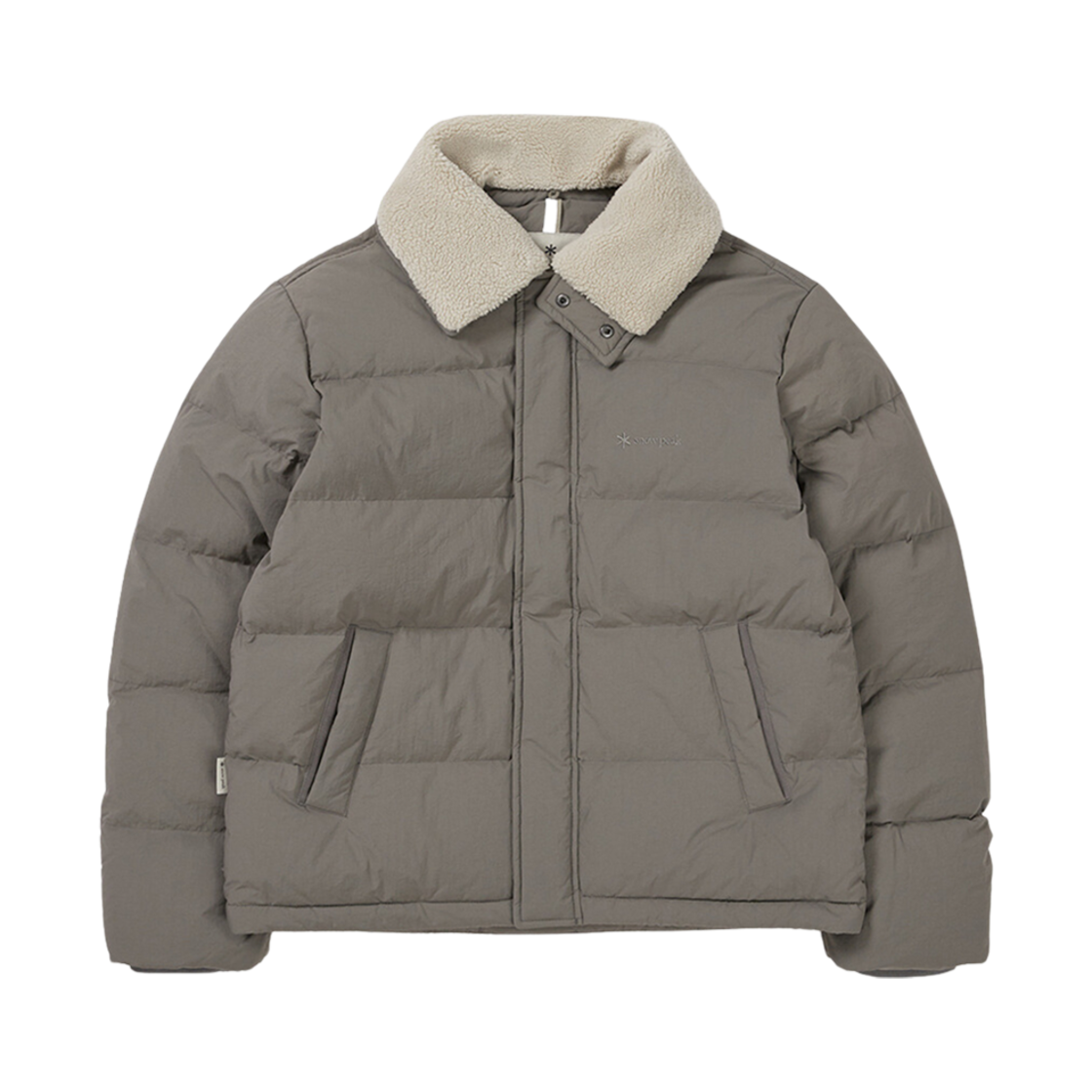 S24WMGDJ56DK Snow Peak Kara Buckle Neck Heavy Down Jacket Dark Khaki