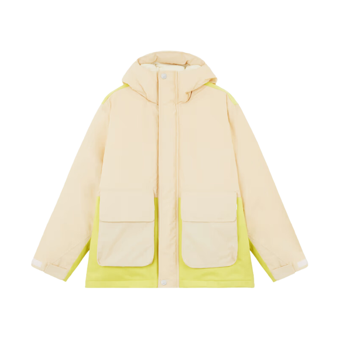 스톤 아일랜드 443X3 마리나 파노 레지나토 위드 플레이티드 리플렉티브 다운 자켓 위드 안티 드롭 옐로우 - 24FW(Stone Island 443X3 Marina Panno Resinato with Plated Reflective Down Jacket with Anti Drop Yellow - 24FW) - 1