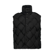 Bottega Veneta Tech Nylon Vest Black
