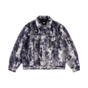 Palace Furry Trucker Jacket Grey - 24FW