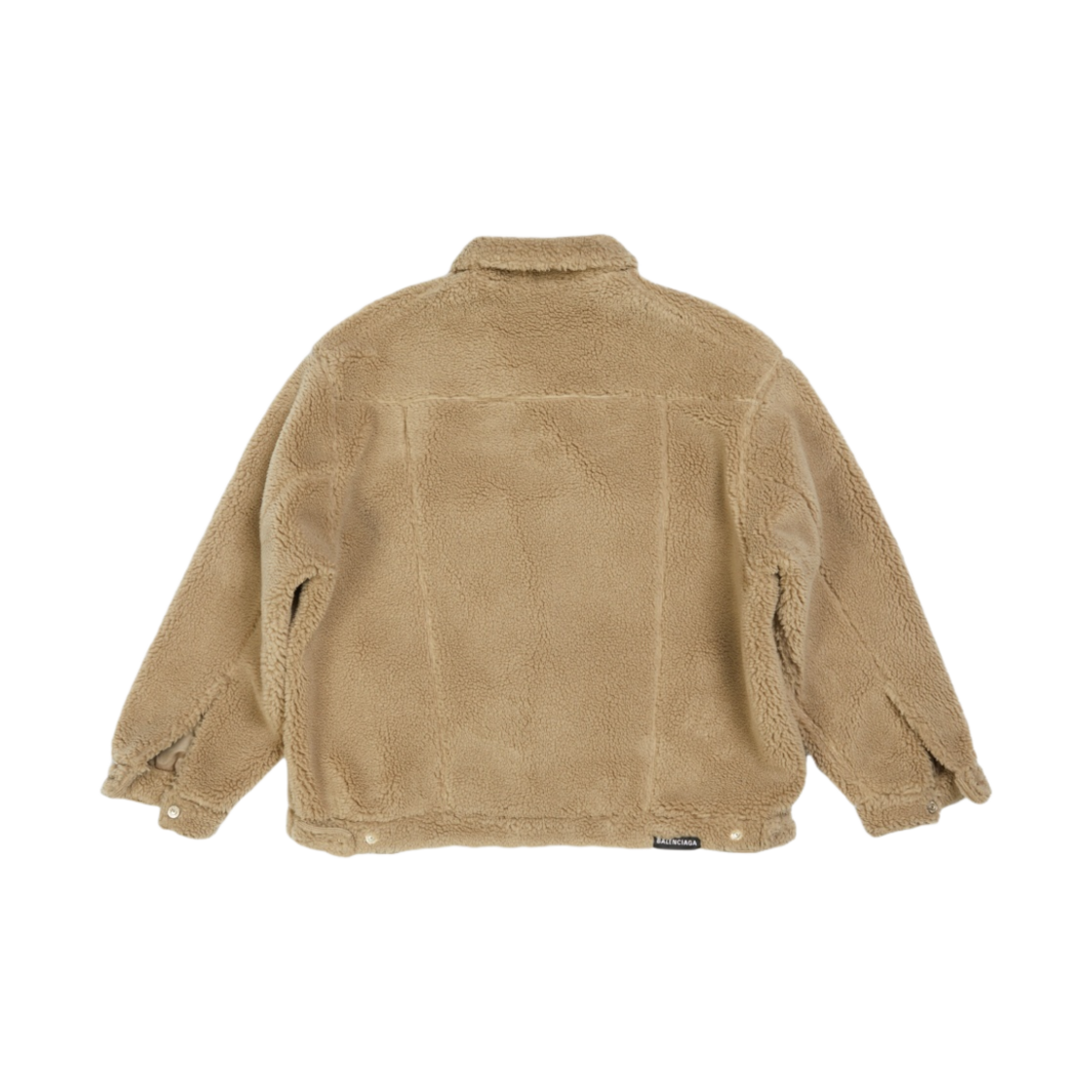 발렌시아가 플리스 오버사이즈 자켓 다크 베이지(Balenciaga Fleece Oversized Jacket Dark Beige) - 2
