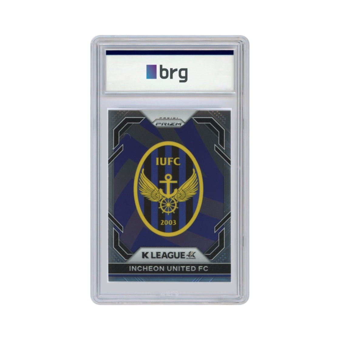 파니니 프리즘 K 리그 #6 인천 유나이티드 FC 팀 로고 축구 카드 2023(Panini Prizm K League #6 Incheon United FC Team Logo Soccer Card 2023)