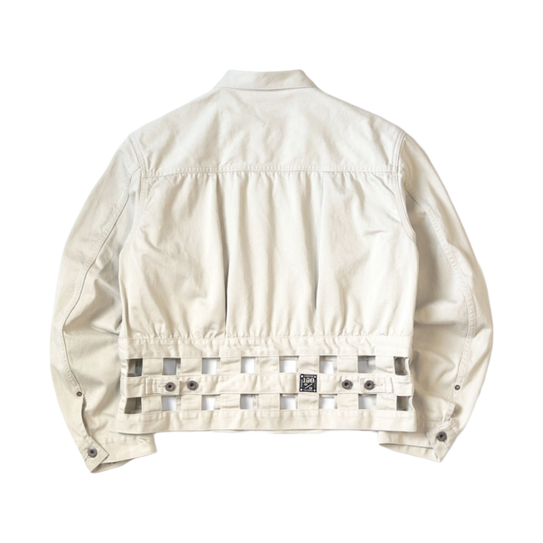 캐피탈 빈티지 사틴 윈도우페인 퍼스트 자켓 키나리(Kapital Vintage Satin Windowpane 1st Jacket Kinari) - 2