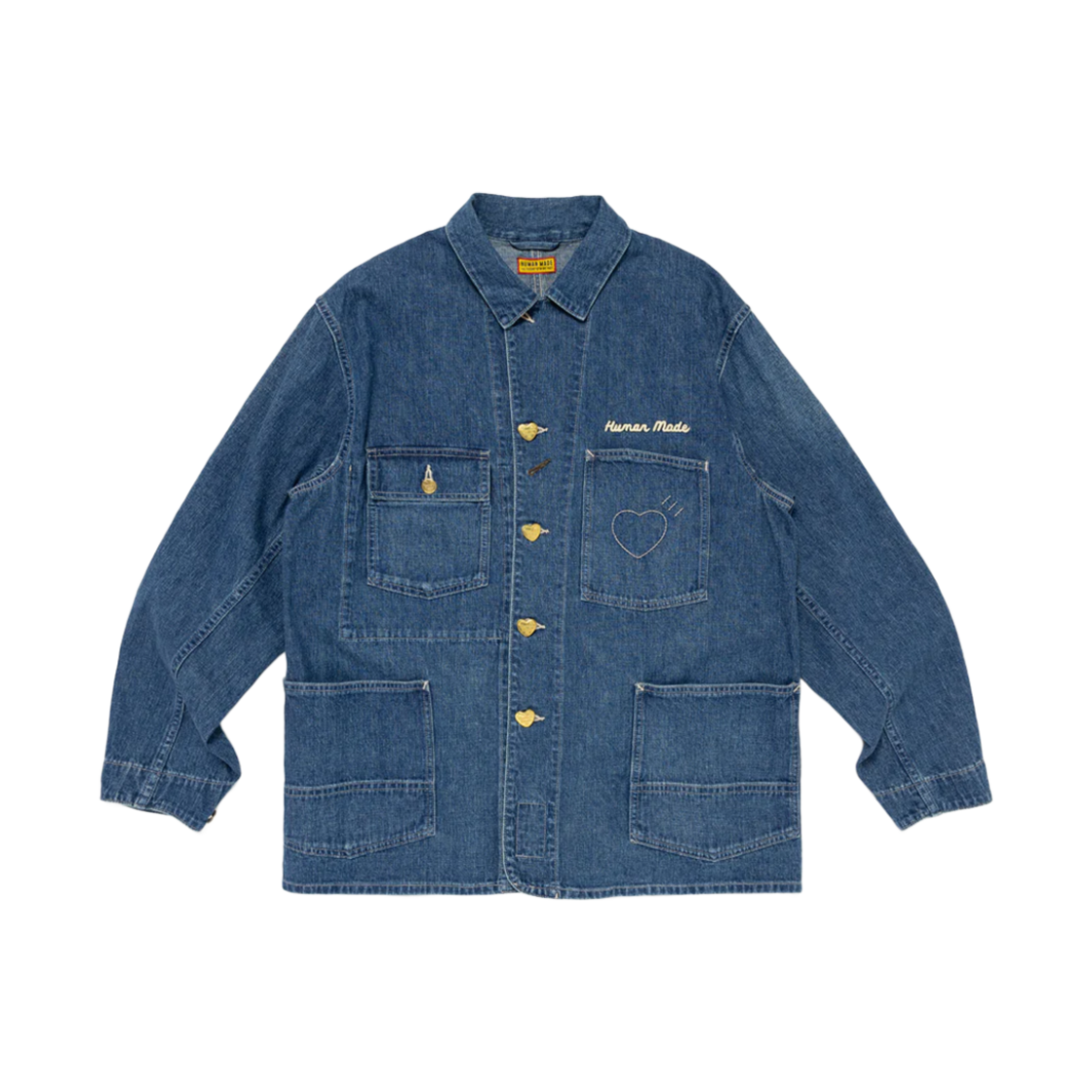 휴먼 메이드 데님 커버올 퓨처 인디고(Human Made Denim Coverall Future Indigo) - 2