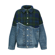 [KREAM 단독] ADSB Andersson Bell x Levi's Women Spliced Trucker Indigo Green - 24FW