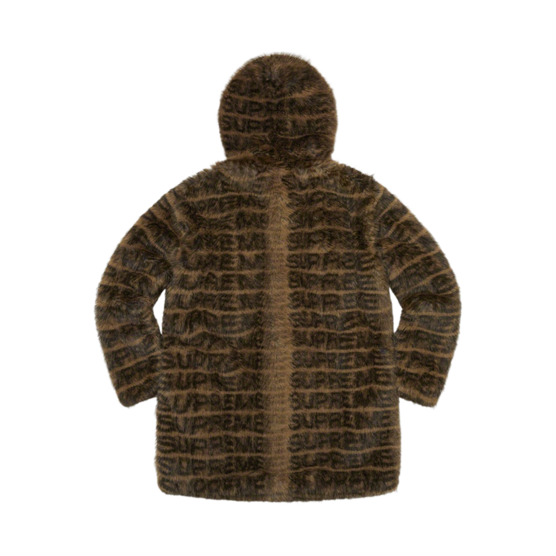 슈프림 포우 퍼 후드 코트 브라운 - 22SS(Supreme Faux Fur Hooded Coat Brown - 22SS) - 2
