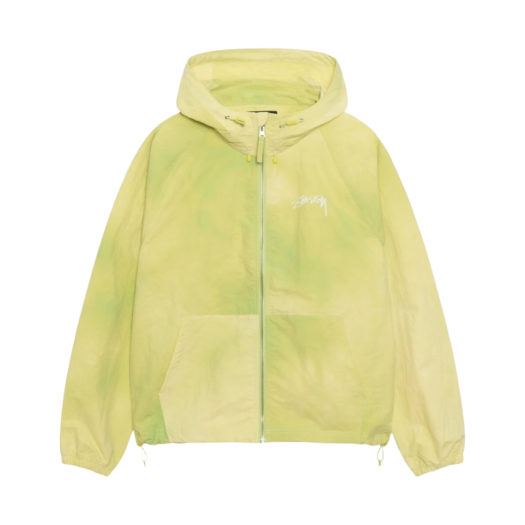 Stussy Wave Dye Beach Shell Jacket Lime