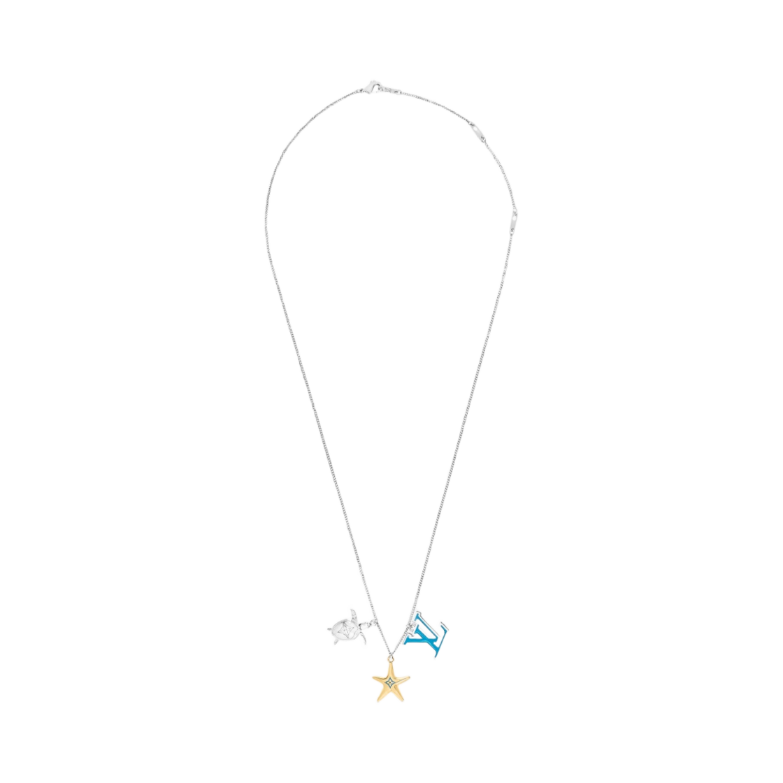 루이비통 LV 아쿠아틱스 네클리스 실버