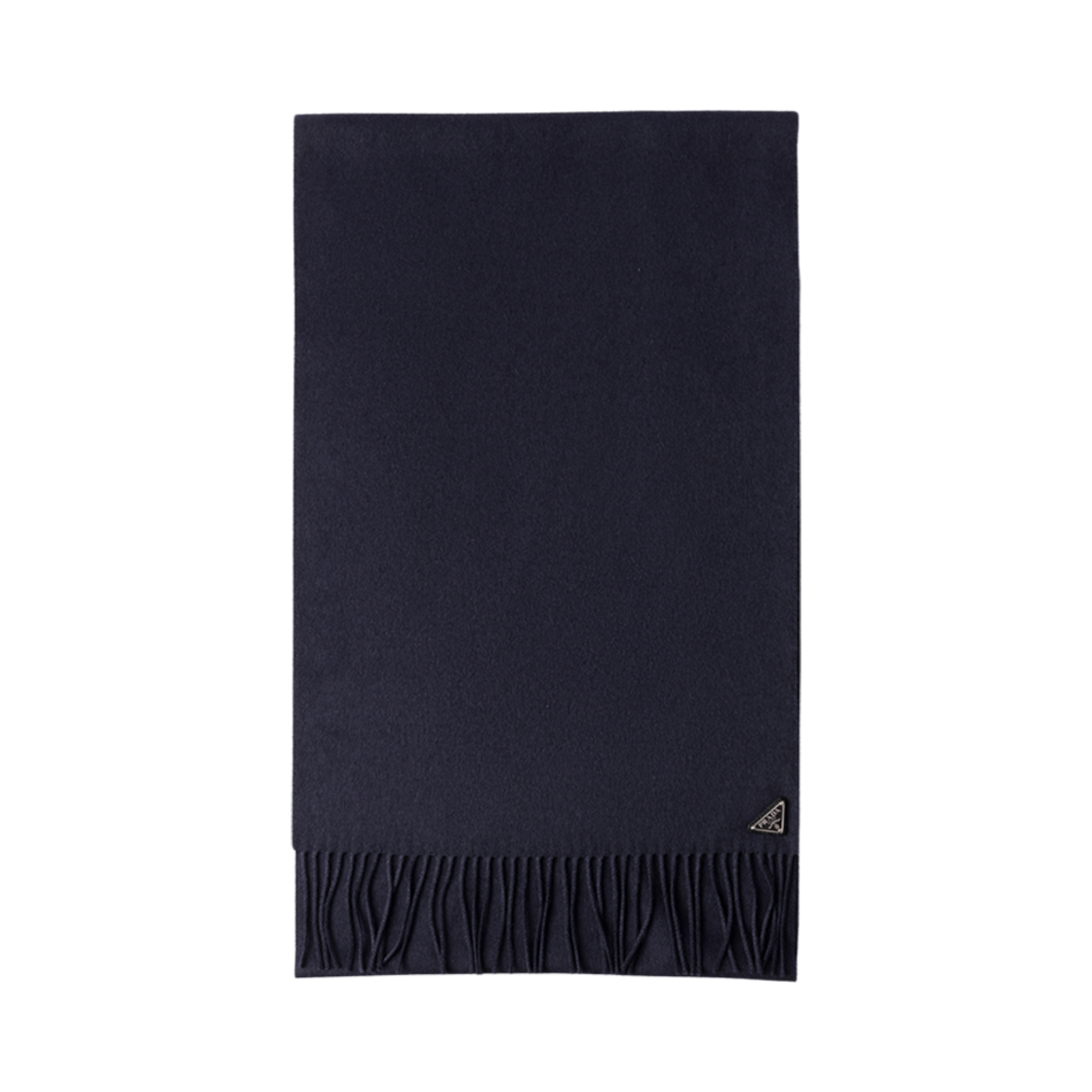 2FS065-2COP-F0008 Prada Silk and Cashmere Scarf Navy
