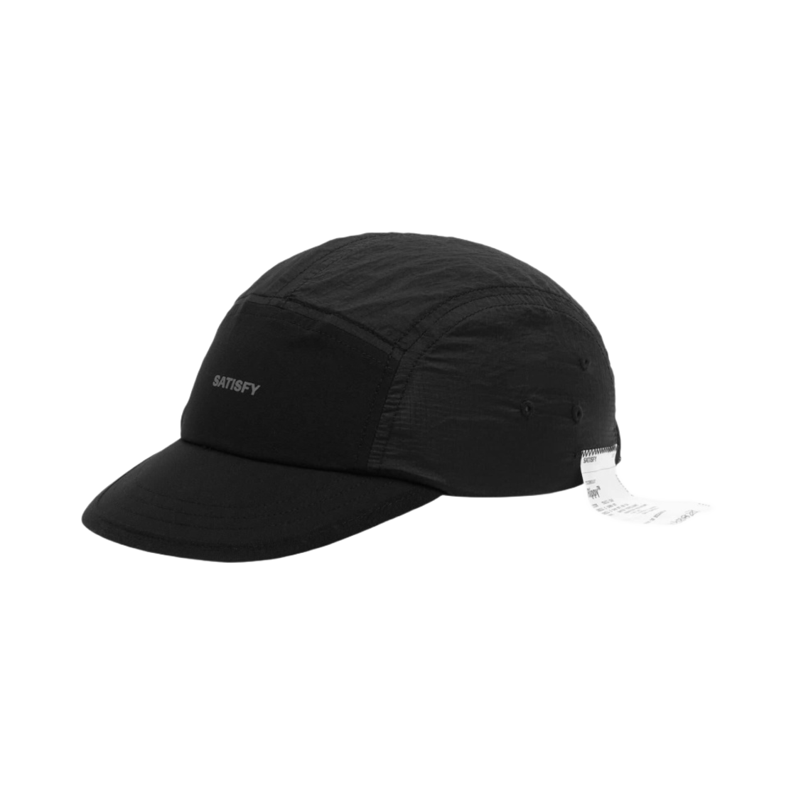 새티스파이 리포제스드 리피 트레일 캡 블랙(Satisfy Re-Possessed Rippy Trail Cap Black)
