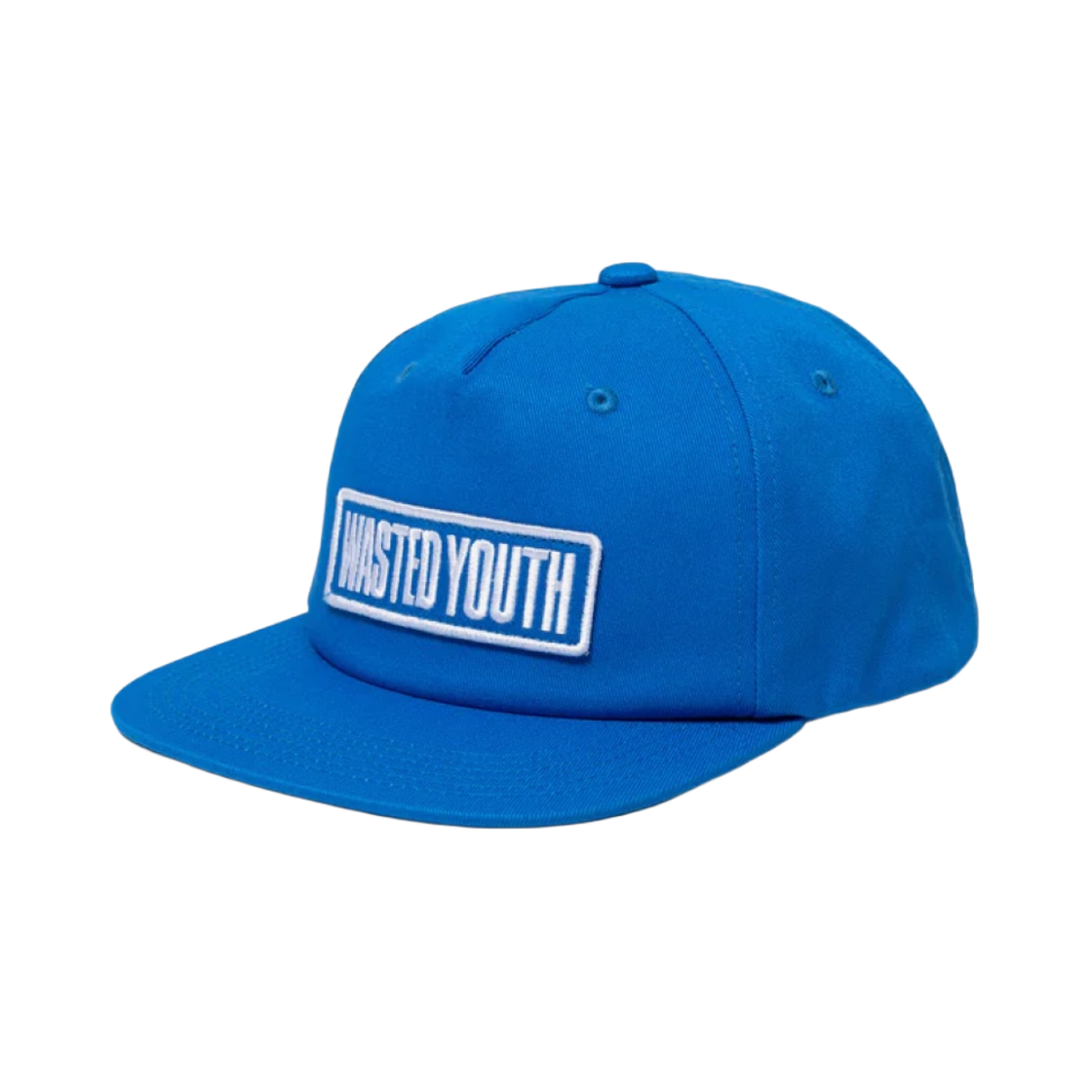 베르디 웨이스티드 유스 5 패널 스냅백 캡 블루(Verdy Wasted Youth 5-Panel Snapback Cap Blue)