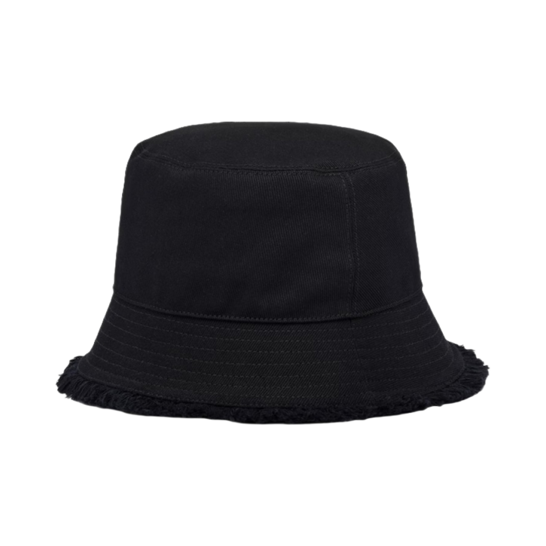 (W) 프라다 드릴 버킷햇 블랙((W) Prada Drill Bucket Hat Black) - 2