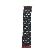 Kapital Felted Wool Speakeasy Happy Scarf Colorful Charcoal