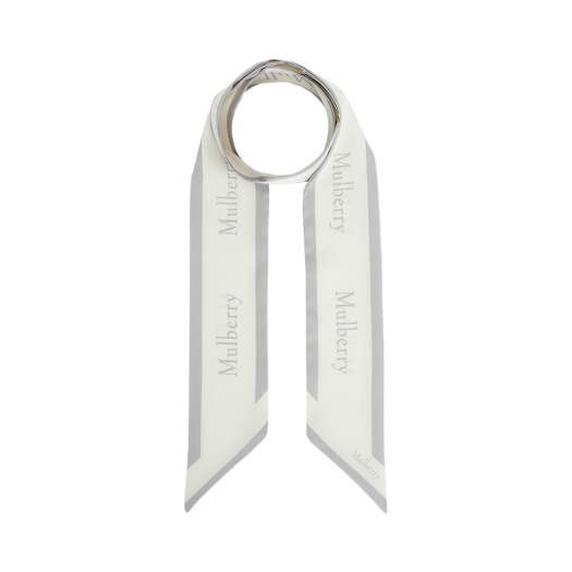VS4726-923A393 (W) Mulberry Skinny Scarf Gray
