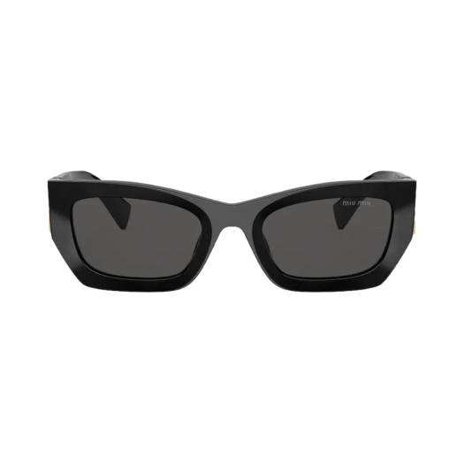 SMU09W-E1AB-F05S0 (W) Miu Miu Glimpse Sunglasses Slate Grey Lenses Black Acetate
