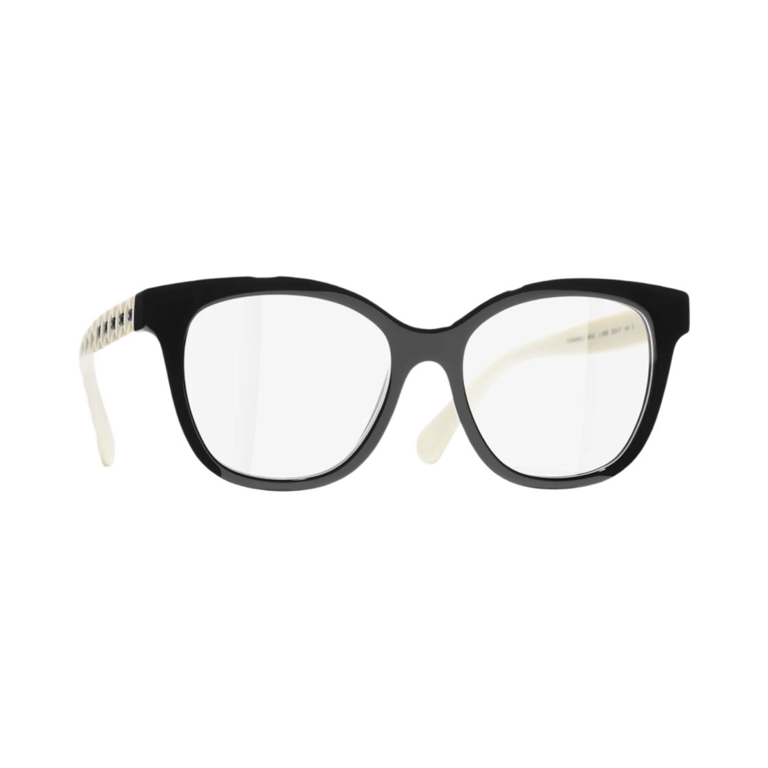 샤넬 버터플라이 프레임 아세테이트 & 블랙 화이트(Chanel Butterfly Eyeglasses Acetate & Black White) - 2