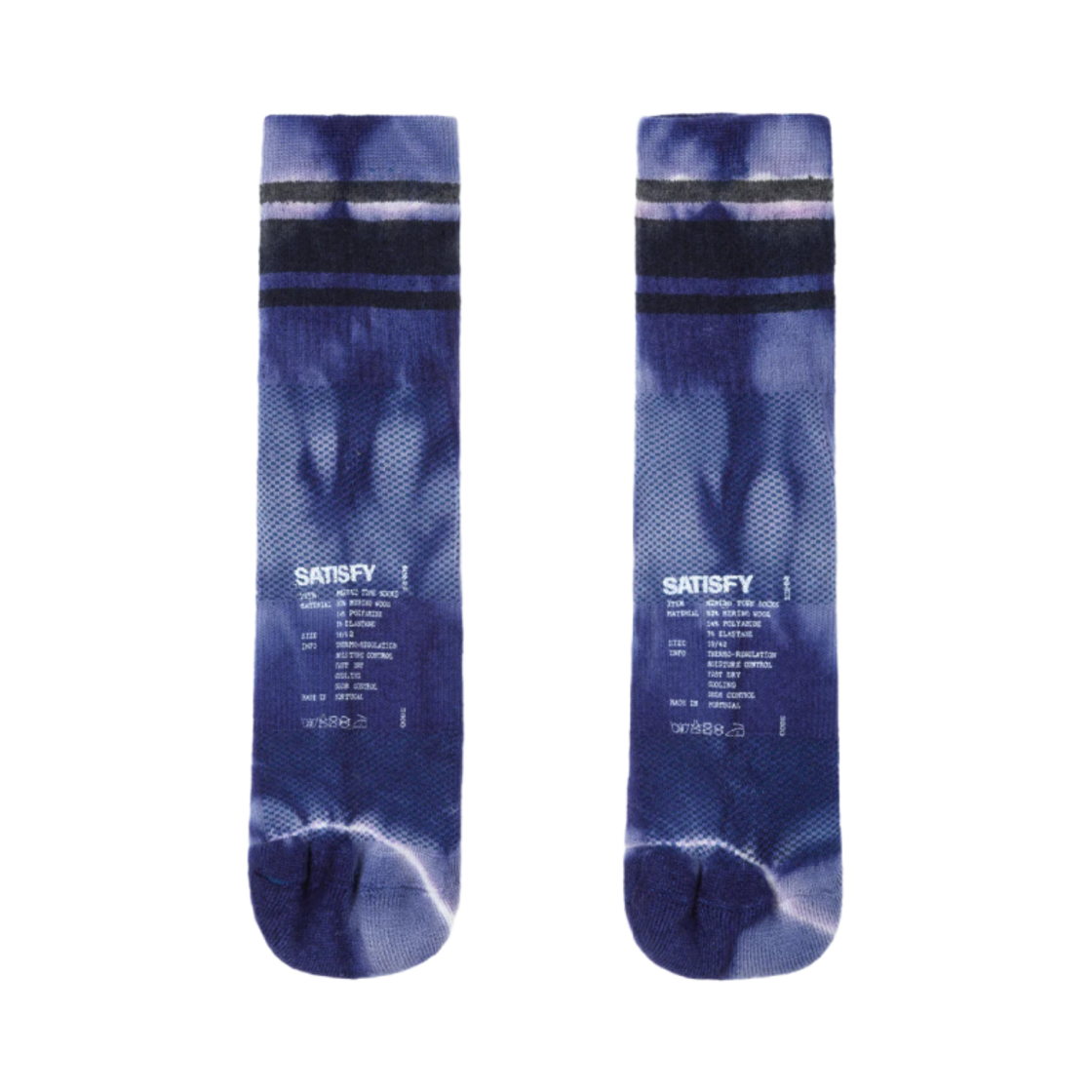 새티스파이 메리노 튜브 삭스 더스크 타이 다이(Satisfy Merino Tube Socks Dusk Tie Dye) - 2