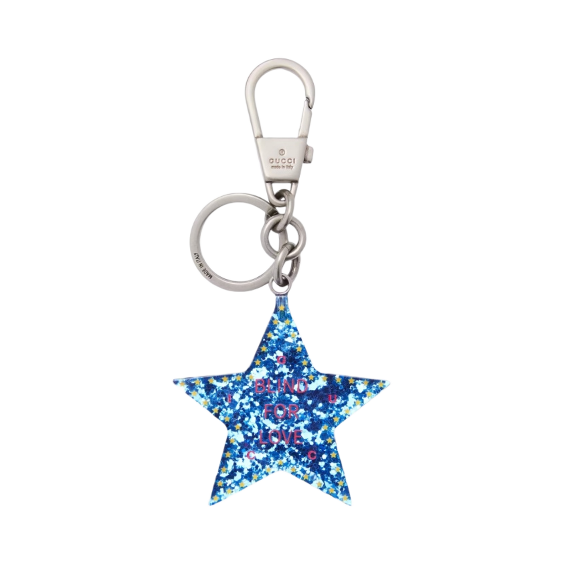 구찌 블라인드 포 러브 스타 쉐이프 키체인 그린 플렉시글라스(Gucci Blind For Love Star-Shaped Keychain Green Plexiglas) - 1