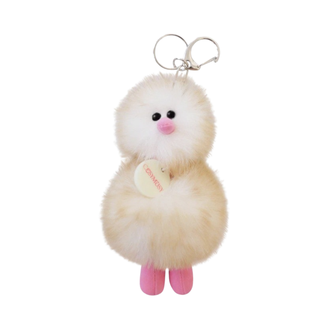 코지모지 미니버드 키링 마쉬멜로우(Cosymosy Mini Bird Bird Keyring Marshmallow)