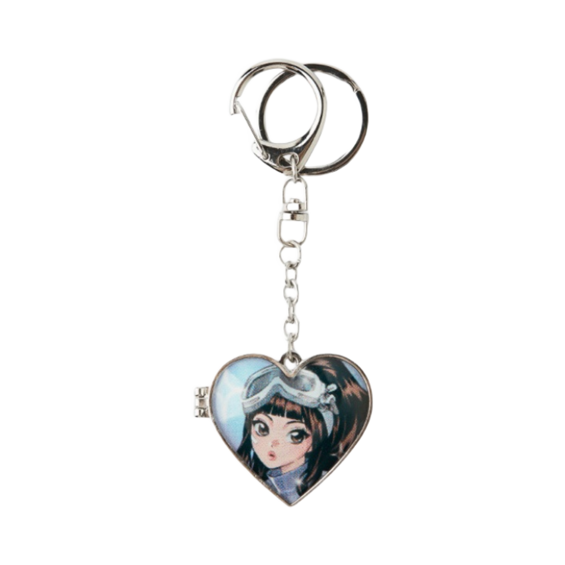 뉴진스 겟 업 메탈 미러 키링 혜인(NewJeans Get Up Metal Mirror Keyring Hyein) - 1