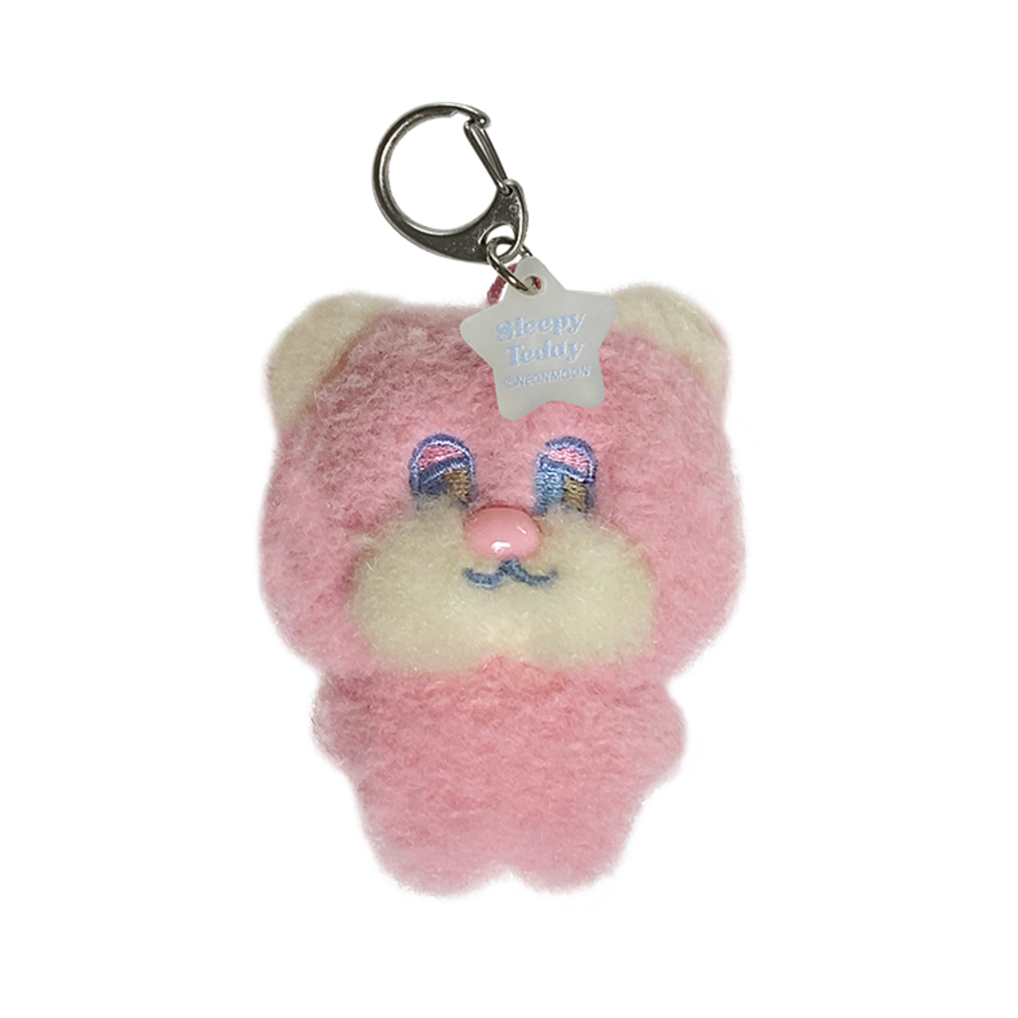 mini_teddy_pk The NEONMOON mini Sleepy Teddy Keyring Pink