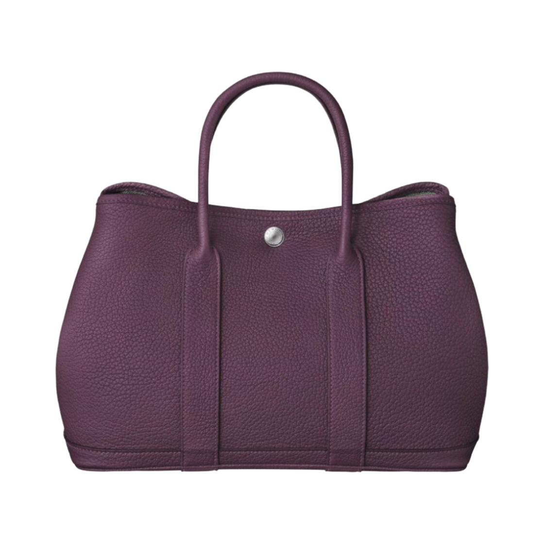 H051568CKN5 Hermes Garden Party 30 Bag Negonda & Palladium Cassis - 대표 이미지 #1