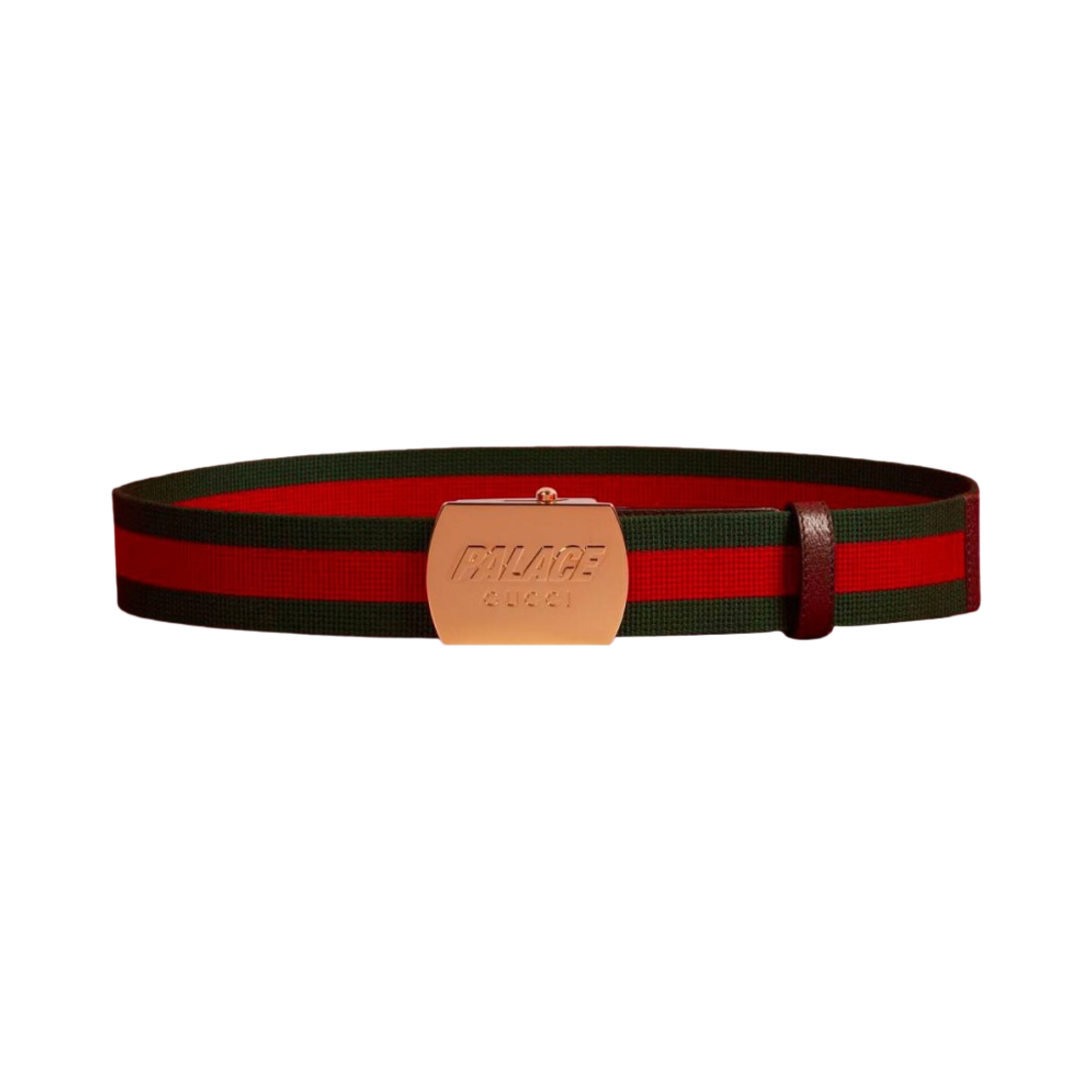 팔라스 x 구찌 웹 스케이터 벨트 그린 레드 - 22FW(Palace x Gucci Web Skater Belt Green Red - 22FW) - 1