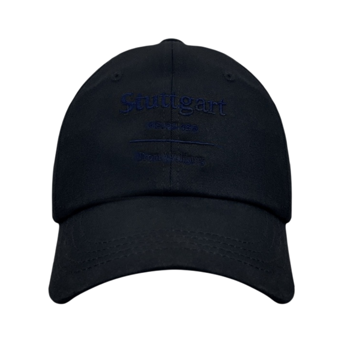 언더마이카 슈투트가르트 빈티지 워싱 볼캡 블랙 네이비 - 아트모스 한정(Undermycar Stuttgart Vintage Washing Ball Cap Black Navy - Atmos Exclusive) - 2