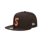 Supreme S Logo New Era Brown - 22FW