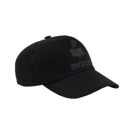 CQ001XFA-A1C40A-01BK Isabel Marant Tyron Logo Cap Black - 23SS