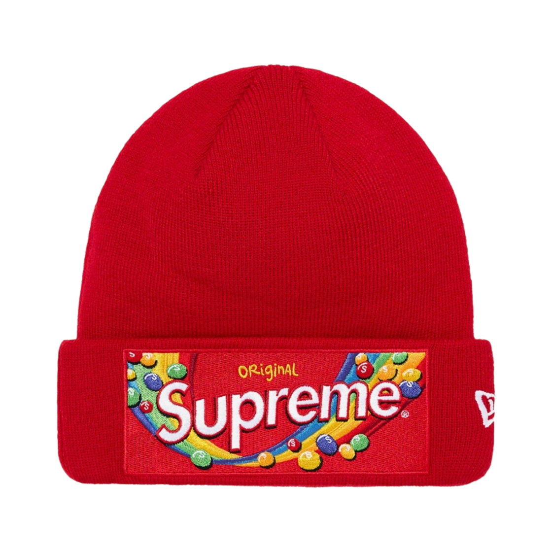 슈프림 x 스키틀즈 뉴에라 비니 레드 - 21FW(Supreme x Skittles New Era Beanie Red - 21FW) - 1