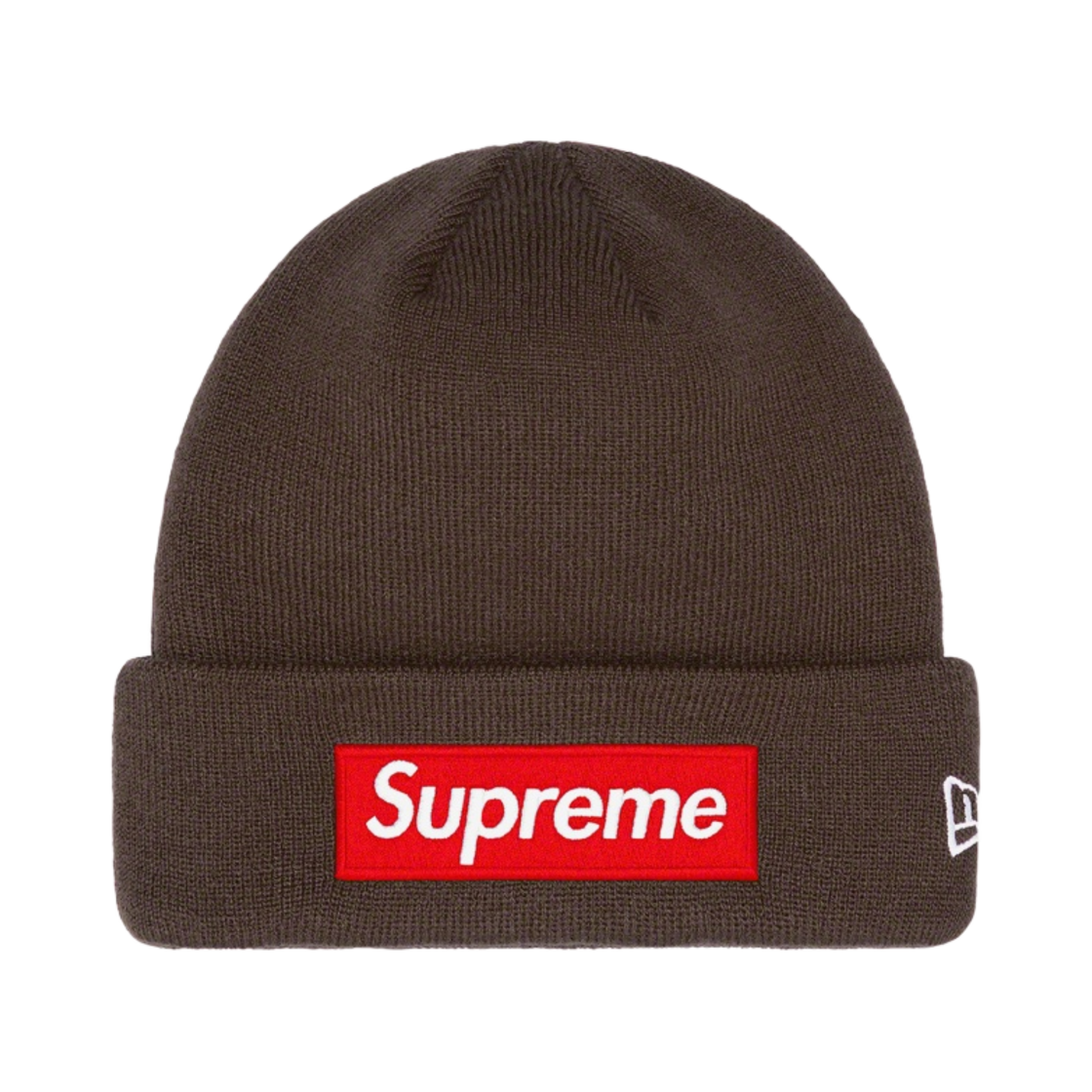 슈프림 뉴에라 박스로고 비니 브라운 - 22FW