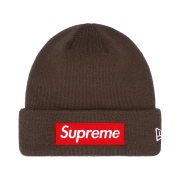 Supreme New Era Box Logo Beanie Brown - 22FW