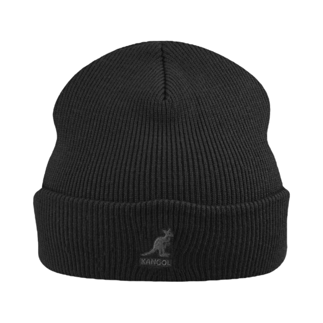 캉골 아크릴 커프 풀 온 블랙 블랙(Kangol Acrylic Cuff Pull On Black Black) - 1
