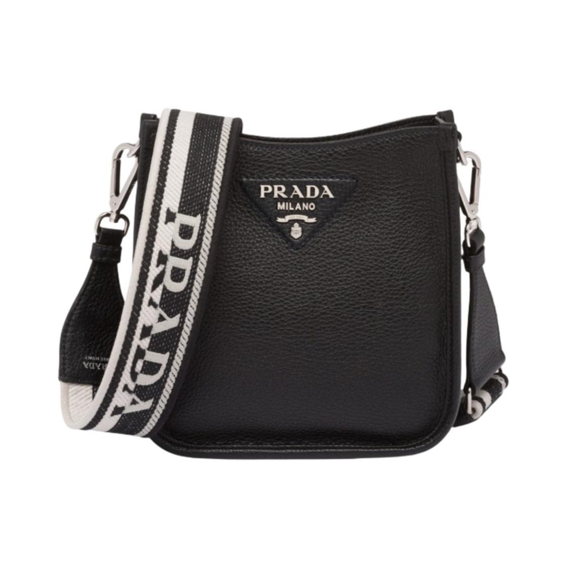 프라다 레더 미니 숄더백 블랙(Prada Leather Mini Shoulder Bag Black) - 1