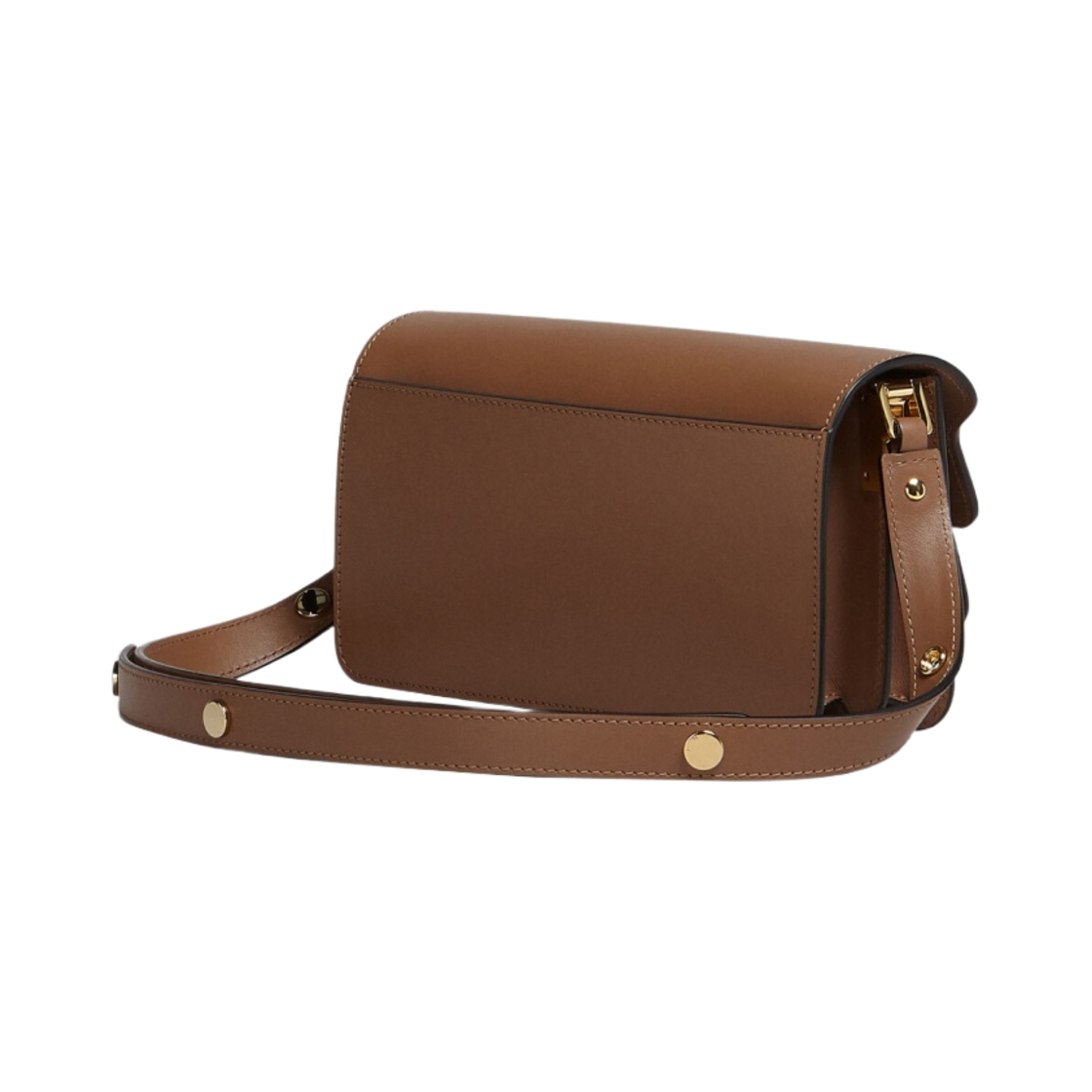 마르니 레더 이스트 웨스트 트렁크백 골드 브라운(Marni Leather East West Trunk bag Gold Brown) - 3