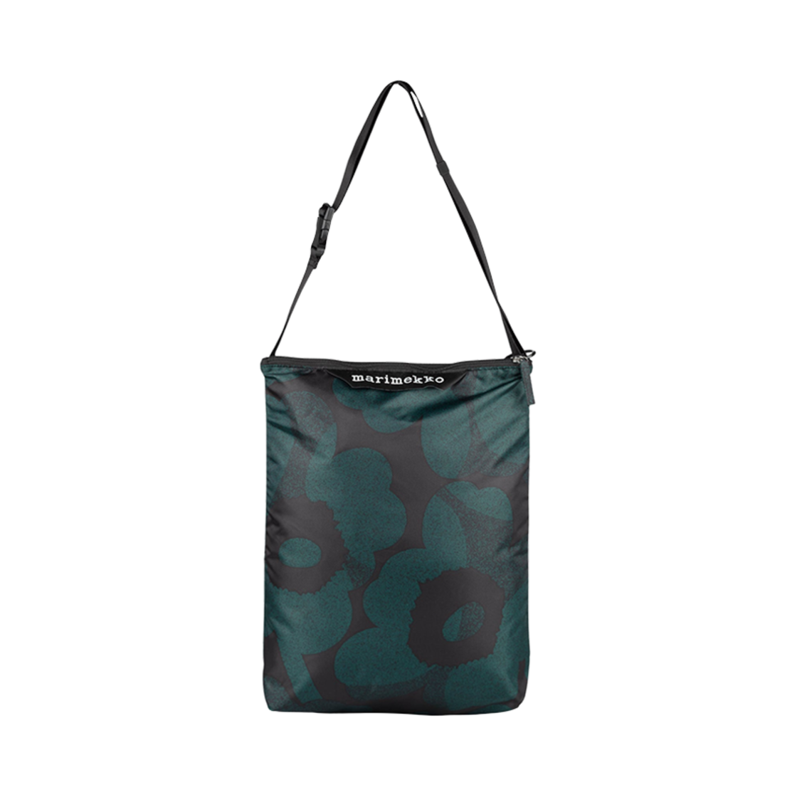 마리메꼬 우니꼬 M 니트 크로스바디백 다크 그린 블랙(Marimekko Unikko M Neat Crossbody Bag Dark Green Black)